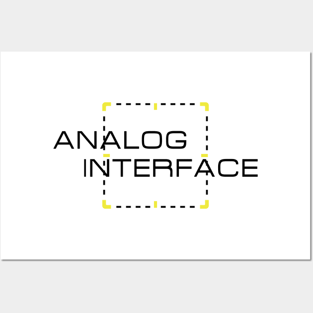 Analog Interface Wall Art by rainilyahead